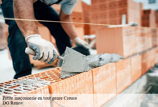 Petite maçonnerie en tout genre 23 Creuse  DG Renov