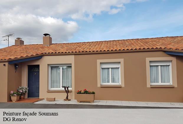 Peinture façade  soumans-23600 DG Renov