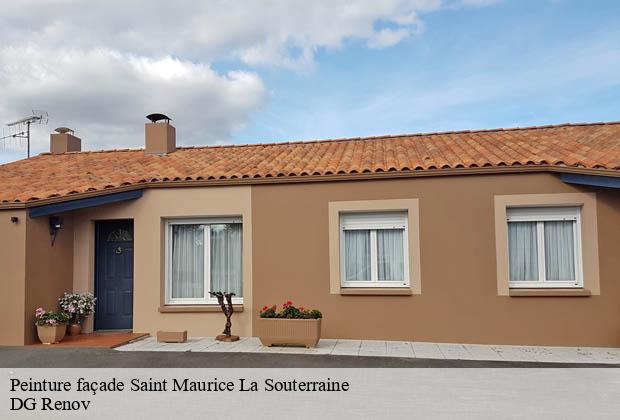 Peinture façade  saint-maurice-la-souterraine-23300 DG Renov