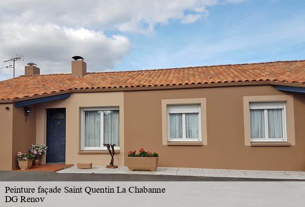 Peinture façade  saint-quentin-la-chabanne-23500 DG Renov