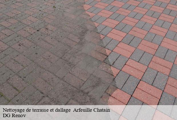 Nettoyage de terrasse et dallage   arfeuille-chatain-23700 DG Renov
