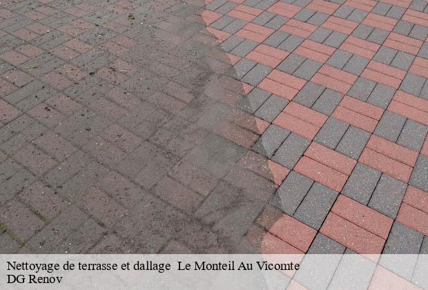 Nettoyage de terrasse et dallage   le-monteil-au-vicomte-23460 DG Renov