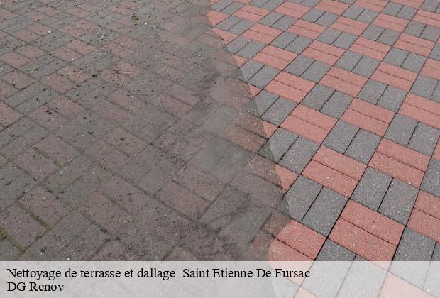 Nettoyage de terrasse et dallage   saint-etienne-de-fursac-23290 DG Renov