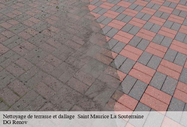 Nettoyage de terrasse et dallage   saint-maurice-la-souterraine-23300 DG Renov