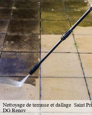 Nettoyage de terrasse et dallage   saint-priest-23110 DG Renov