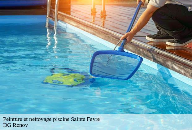 Peinture et nettoyage piscine  sainte-feyre-23000 DG Renov