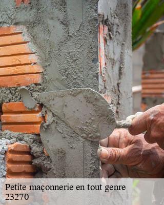 Petite maçonnerie en tout genre  jalesches-23270 DG Renov