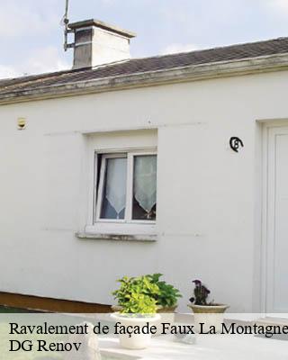 Ravalement de façade  faux-la-montagne-23340 DG Renov