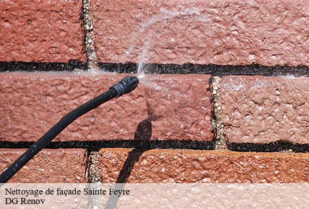 Nettoyage de façade  sainte-feyre-23000 DG Renov