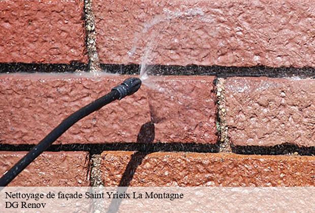 Nettoyage de façade  saint-yrieix-la-montagne-23460 DG Renov